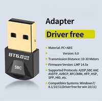 Adaptateur USB transfrontalier pour casque, haut-parleur, souris, clavier, émetteur Bluetooth pour ordinateur portable