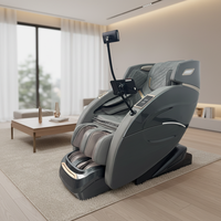 Elektrischer Moderner 3D/4D Beheizter Smart-Massagestuhl mit Schwerelosigkeits-Autoprogrammen für Heim- und Bürogebrauch