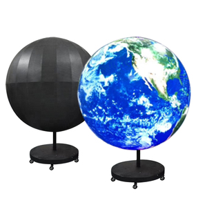 Tùy chỉnh <span class=keywords><strong>3D</strong></span> đầy đủ RGB <span class=keywords><strong>LED</strong></span> bóng màn hình 360 độ có thể xem video toàn cầu độc đáo hiển thị <span class=keywords><strong>LED</strong></span> hiển thị - Product Image 2