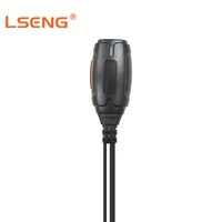 Headset PTT Bentuk G Earhook Walkie Talkie Earpiece untuk Motorola P8668i P8268 untuk Tim Properti dan Penanganan Darurat