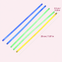 Bâtons lumineux en gros pour concerts et fêtes, bracelets LED jetables, articles de fête et jouets lumineux néon, OEM/ODM acceptés