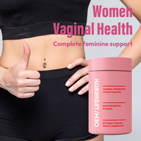 LIFEWORTH Probiotique pour femmes 50 milliards d'UFC avec canneberge - Soutien à la santé vaginale et urinaire pour le bien-être de la ménopause
