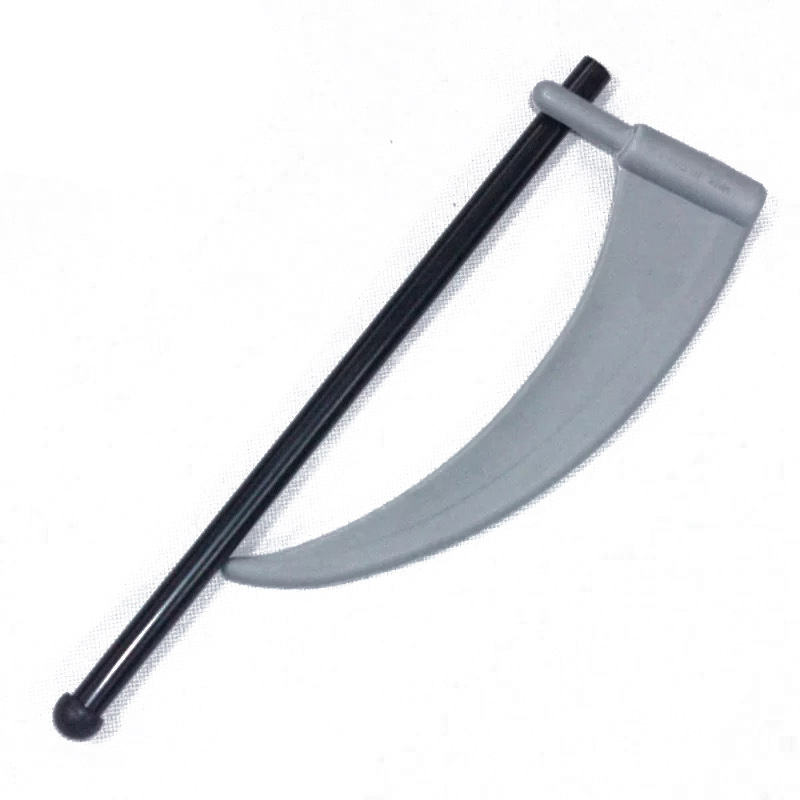 Faux De Grim Reaper Halloween – Accessoire En Plastique 35x14 Pouces, Démontable, Pour Costume Et Décoration