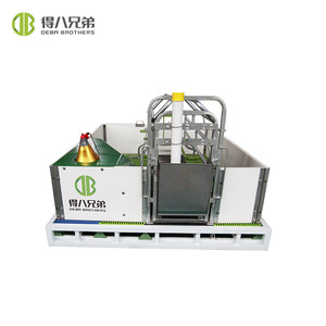 Nueva Cama de Parto para Cerdas DEBA Brother, Jaulas de Gestación, Varilla de Acero Galvanizado en Caliente, Rodamiento de Acero Inoxidable SST304, 1 Año de Garantía, para Granja - Product Image 4