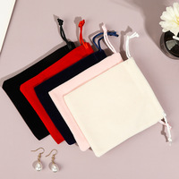 Sac de rangement multifonction en velours à cordon de serrage, housse de protection en flanelle douce pour cadeaux, vente en gros d'usine