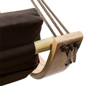 स्थानिक इनडोर आउटडोर डबल नेमी डीलक्स लटका हैममॉक लाउगर कुर्सी लकड़ी की प्रेमी सीट कुर्सी - Product Image 5