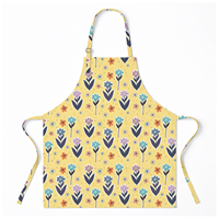 Tablier de cuisine sans manches en toile de coton réutilisable, personnalisable OEM, impression numérique réactive, faible MOQ, direct usine, pour acheteurs commerciaux