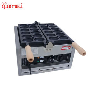 Máy làm bánh quế điện thương mại 2022 bán chạy, thiết bị làm đồ ăn nhẹ, mặt chống dính, hình trứng cười, máy làm bánh trứng kiểu Hàn Quốc - Product Image 5