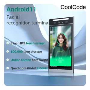 Vguang VF206 IP66 Waterproof Android Face Recognition Terminal 8-inch Touch Screen Access Control Device Biometric Access