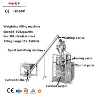 Machine de remplissage automatique de poche de tarière de vis de DY 220v pour la nourriture en poudre/détergent pesant l'ANIMAL FAMILIER pour la marchandise chimique de boisson