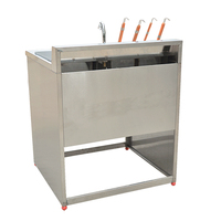 Machine à Cuire les Pâtes Électrique et à Gaz en Acier Inoxydable Professionnelle 4 Paniers pour Restaurants et Hôtels VNTKITCHEN VNT-FY-4HX.R-2 Garantie 1 An