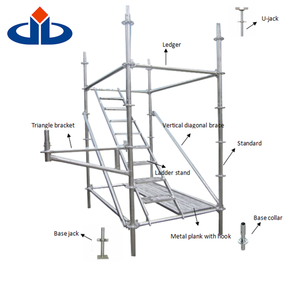 Ring Lock Standard Material System Scaffoldings Construction Steel Ringlock Scaffold Building Scaffolding - Product Image 1