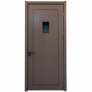 Centro de formación rentable, oferta de descuento OEM, sala de arte laminado, escuela, gimnasio, puerta de madera de doble hoja - Product Image 1