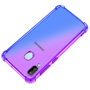 <span class=keywords><strong>Cover</strong></span> Posteriore in TPU Trasparente con Gradiente di Colore Antiurto <span class=keywords><strong>per</strong></span> Samsung <span class=keywords><strong>Galaxy</strong></span> A20 A30, Custodia <span class=keywords><strong>per</strong></span> Telefono con Design Personalizzato - Product Image 3