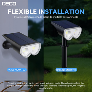 Iluminación decorativa para exteriores a prueba de agua IP65 para patio ABS, foco <span class=keywords><strong>Solar</strong></span> para exteriores, luz Led <span class=keywords><strong>Solar</strong></span> para jardín para decoración al aire libre - Product Image 4