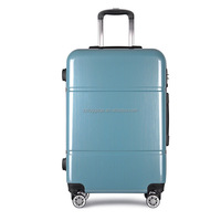 Valise à roulettes en aluminium de haute qualité avec serrure TSA ensemble de 2 20 pouces 24 pouces noir dessin abs pc valise de voyage