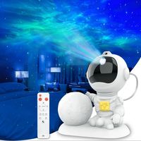 Robot galaxie étoile astronaute projecteur de lumière avec nébuleuse, astronaute g led veilleuse st rgb