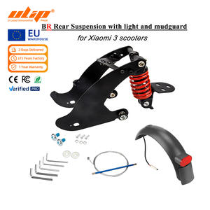 <span class=keywords><strong>Suspensión</strong></span> <span class=keywords><strong>trasera</strong></span> negra-roja con guardabarros para <span class=keywords><strong>Xiaomi</strong></span> 3 Scooter Amortiguador trasero para MI 3 Accesorios para Scooter Eléctrico - Product Image 1