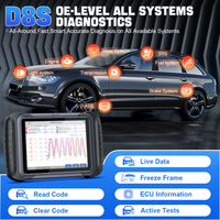 Machine de programmation de clés de voiture Xtool D8s, programmeur de clés automatique, scanner OBD2 directionnel, outil de diagnostic avec programmation de clés