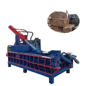 tin can hydraulic horizontal scrap metal baler machine