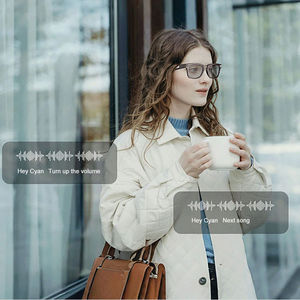 แว่นตาอัจฉริยะ AG01 800W กันน้ำระดับ IP67 วิดีโอ 4K ควบคุมด้วยระบบสัมผัส แปลภาษา จดจำวัตถุ โทรออก รองรับ AI ใหม่ รับผลิตแบบ OEM/ODM - Product Image 5