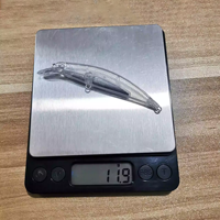 Subwater Minnow 9cm/12g Leurre Corps Blanc DIY Recolor ABS Matériel pour Océan Bateau Pêche Basse Truite Carpe Perche Vivaneau Marlin