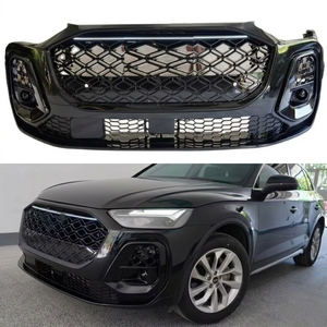 Parachoques Delantero para <span class=keywords><strong>Audi</strong></span> <span class=keywords><strong>Q5</strong></span> B9.5 2021-2025, Kit de Conversión Estilo RSQ5 con Rejilla de Panal LED, Ajuste Directo - Product Image 1