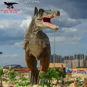 하이 퀄리티 실물 크기 디노 공원 전시를위한 3d animatronic 공룡 모델