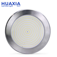 Lumière LED subaquatique pour piscine Huaxia Fiberglass Vinyl Pool 1,5 pouce 24W 316 acier inoxydable RGBW IP68