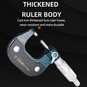 Micrometro digitale professionale in metallo <span class=keywords><strong>0</strong></span>-25/25-50/50-75/100mm pinza nonio <span class=keywords><strong>0</strong></span>.001mm precisione <span class=keywords><strong>0</strong></span>.1mm strumento di misura risoluzione - Product Image 3