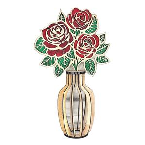 Su misura in legno fiori conservati rose di legno per i regali di anniversario - Product Image 4