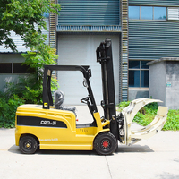 3500kg Endüstriyel Ağır Yük 6m Kaldırma Yüksekliği ISO CE Elektrikli Forkliftler 2.5 Ton 3 Ton 3.5 Ton Yan Kaydırmalı Elektrikli Forklift