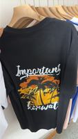 T-shirts pour hommes en coton à col rond et manches courtes, taille unique, grande taille, avec imprimés, modèle FYK239, 3,5 dollars, pour hommes africains corpulents