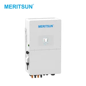 유럽 버전 MeritSun 태양 광 인버터 29.9-50kw 하이브리드 그리드 고전압 삼상