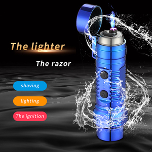 2025 New 3 Trong 1 Kit USB Có Thể Sạc Lại Đôi Arc Nhẹ Hơn/Điện Nhẹ Hơn Với Máy Cạo Râu Và Đèn - Product Image 3