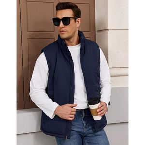 Chaleco Acolchado con Forro Polar para Hombre FOXA, Cierre de Cremallera, Chaqueta sin Mangas Cálida para Senderismo al Aire Libre con Bolsillos - Product Image 5