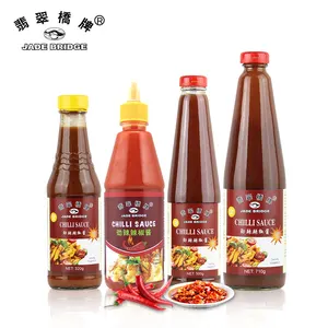 Hot Sale Chinese OEM Factory Jade Bridge Spicy Noodle Chili Paste 320 g Hot Red Pepper Sweet Chili Sauce