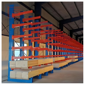 Étagères cantilever robustes, rayonnages cantilever mobiles, rayonnages verticaux industriels <span class=keywords><strong>pour</strong></span> le stockage de tôles d'acier - Product Image 4