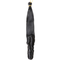 Extensions de cheveux synthétiques BELEZA Factory 22 pouces, ondulations lâches françaises, teintes, 150g, pré-étirées, bouclées