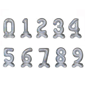 Personalizable Láser Plata/Oro Fiesta Decoración Grande Digital Niños <span class=keywords><strong>Feliz</strong></span> <span class=keywords><strong>Cumpleaños</strong></span> <span class=keywords><strong>65</strong></span> Pulgadas Número Foil Globos - Product Image 3