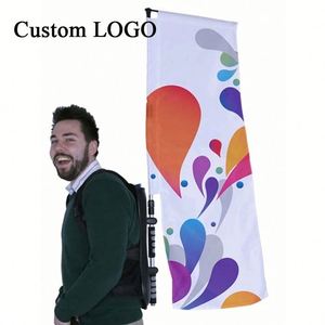 Drapeau en polyester tricoté - Conçu sur mesure pour les événements éducatifs et de voyage - Product Image 1