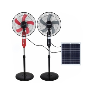 พัดลมพลังงานแสงอาทิตย์แบบชาร์จไฟได้ 12v 24v พร้อมแบตเตอรี่ในตัว 15w 20w 25w พัดลมโซลาร์เซลล์ พัดลมระบายความร้อนพลังงานแสงอาทิตย์ - Product Image 1
