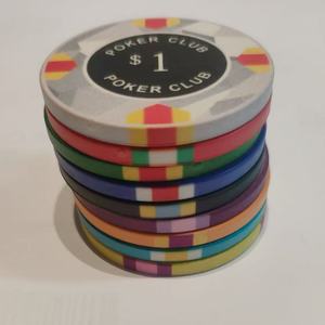 Fichas de cerámica de 10g para póker, 39mm, alta calidad de <span class=keywords><strong>casino</strong></span>, logotipo/color personalizado, MOQ bajo, envío directo de fábrica, envío inmediato. - Product Image 6