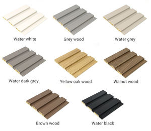 Modern <span class=keywords><strong>Cheap</strong></span> WPC PVC Wall Siding Panels Waterproof Fireproof para Indoor Outdoor Walls Preço competitivo para Apartamento Externo - Product Image 2