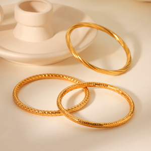 <span class=keywords><strong>Bracciale</strong></span> H&C all'ingrosso da donna, delicato, placcato <span class=keywords><strong>oro</strong></span> 18K, in acciaio inossidabile, impermeabile, non si ossida, impilabile, gioiello regalo - Product Image 4