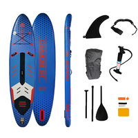 Planche à pagaie gonflable en PVC (SUP) en gros directement de l'usine (Modèle JS-FT335) ; Livraison directe disponible ; pour le paddle et le surf