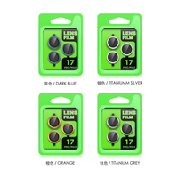 Protection d'objectif en verre à couverture intégrale Green Eagle Eye pour iPhone 18 Pro Max, 17, 16, 15, 14, 13, 12, 11 Pro Max, 17 Air