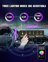 Panneau de commutation 6 gangs avec relais électroniques Pod de commutateur LED automatique à intensité variable Panneau de commutation universel Auxillaire Toogle pour voiture