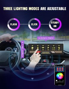 Panel de interruptor de 6 bandas con relés electrónicos, interruptor LED regulable automático, Panel de interruptor auxiliar Universal para coche - Product Image 4