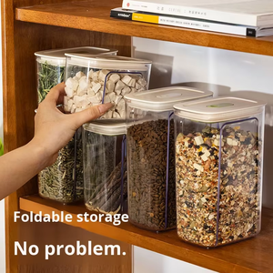 Caixa de Armazenamento de Ração para Cães com Logo Personalizado ANYA, Balde de Armazenamento de Ração para Animais de Estimação Colapsável - Product Image 4